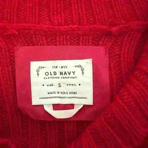 Vintage Old Navy Y2k Knitted Long Sleeve Sweater - Picture 7 of 11